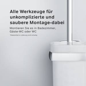 AM.PM WC Klobürste WC-Bürstenhalter Silber