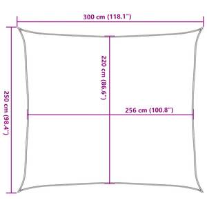 Sonnensegel 3016493-10 250 x 300 cm