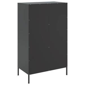 Highboard DE9152 Schwarz - Metall - 39 x 113 x 68 cm