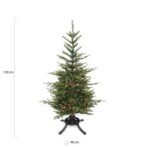 Weihnachtsbaum Howard mit LED 90 x 150 x 90 cm