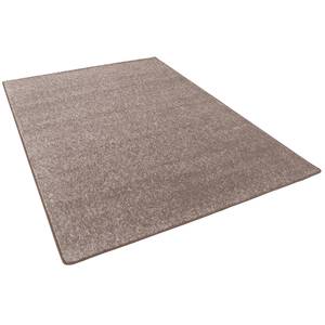 Hochflor Langflor Teppich Cottage Taupe - 100 x 100 cm