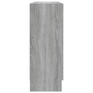 Vitrinenschrank 3005130-1 Eiche Grau Dekor - Höhe: 80 cm