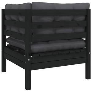 Gartensofa (2er Set) 3012138-15 Schwarz