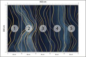 Papier Peint ABSTRACTION Vagues Lignes 450 x 300 x 300 cm