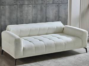 Sofa RICADI Weiß - Textil - 97 x 88 x 228 cm