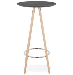 Table Bar GALA Noir - Bois massif - 60 x 110 x 60 cm