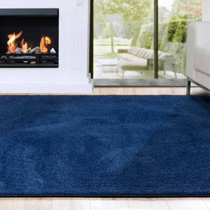 Shaggy-Teppich Prestige Blau - Kunststoff - 240 x 2 x 400 cm