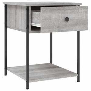 Elegante Nachttische - 2er Set Grau - Holzwerkstoff - 45 x 58 x 44 cm