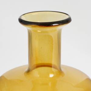Flaschenvase Regal Gelb - Glas - 16 x 30 x 16 cm
