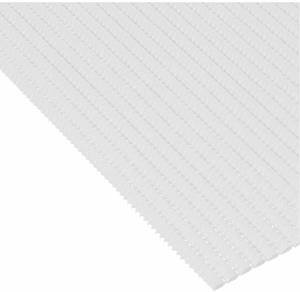 Schaumstoff Badteppich 65x90 cm Weiß - Kunststoff - 65 x 1 x 90 cm
