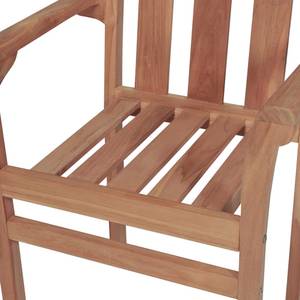 Chaise empilable 50 x 58 cm - Bois/Imitation - En partie en bois massif