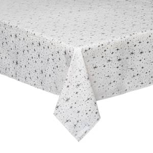 Tischdecke mit Weihnachtsdruck, weiß Weiß - Textil - 140 x 1 x 240 cm