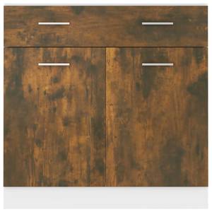 Küchenschrank 3015789-16 Braun - Raucheiche Dekor - 80 x 46 cm