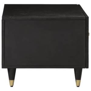 Couchtisch D968 Schwarz - Massivholz - 50 x 40 x 80 cm