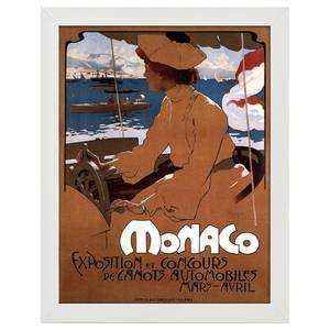 Bilderrahmen Poster Monaco Weiß