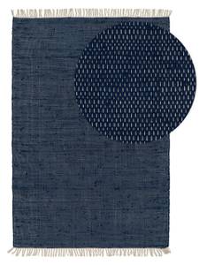 Teppich aus recyceltem Material Tom Blau - 70 x 120 cm