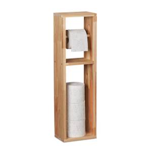 Porte-papier toilette Marron - Bois manufacturé - 20 x 70 x 13 cm