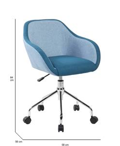 Chaise de bureau Dgorgon Bleu