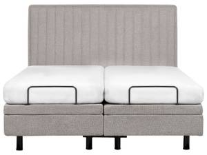 Lit double DUKE II Gris - Gris lumineux - Largeur : 160 cm