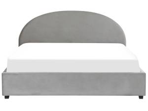 Doppelbett VAUCLUSE Grau - Hellgrau - Breite: 194 cm - Textil