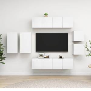 TV-Schrank 8er Set D567 Reinweiß