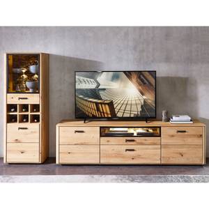 Wohnwand Morena 28 Braun - Massivholz - Holzart/Dekor - 280 x 169 x 45 cm