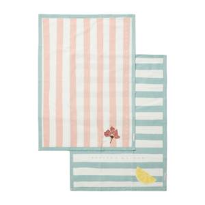 RM Summer Vibe Küchenhandtuch Blau - Pink - Textil - 50 x 1 x 70 cm
