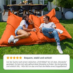 XXL Outdoor Sitzsack "Square" 140x180cm Orange