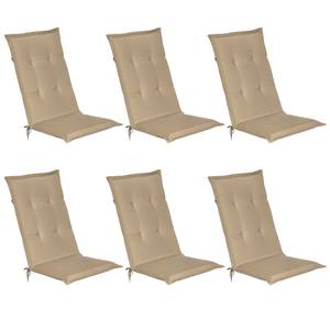 6er Set Hochlehner Auflage Loft HL Beige