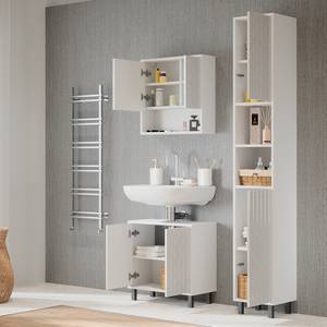 Mobilier de salle de bains Agasta Blanc