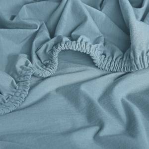 Boxspringbett-Spannbettlaken 111478 Blau - 120-130 x 200-220 cm