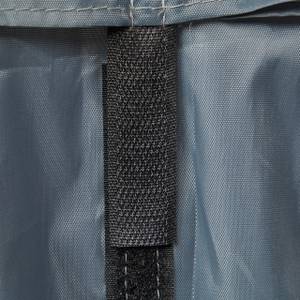 2x Zugluftstopper für Türen grau Schwarz - Grau - Textil - 90 x 3 x 14 cm