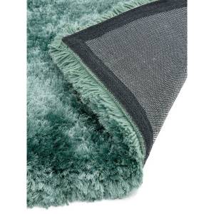 Tapis shaggy tufté main confort SPLASH Bleu - 140 x 200 cm