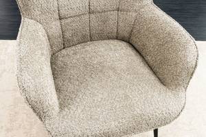 Sessel SCANDINAVIA Beige - Schwarz