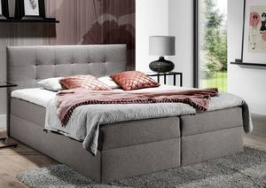 Boxspringbett TREZO 2 160 LS98 Grau Grau - Holzwerkstoff - 166 x 104 x 206 cm