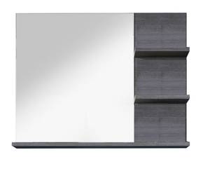 Miroir avec 3 étagères MIAMI Imitation chêne gris cendré