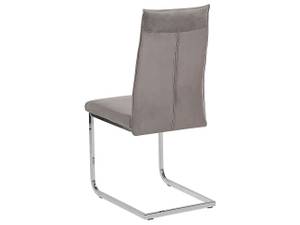 Chaise de salle à manger ROCKFORD Gris - Argenté