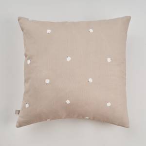 Bedruckte Kissenhülle Pumpeon Beige - Textil - 45 x 1 x 45 cm