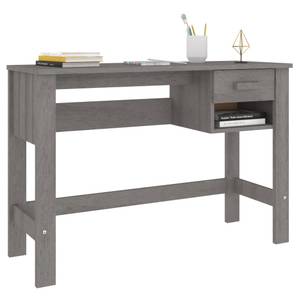 Schreibtisch 3015245 Grau - Holzwerkstoff - Massivholz - Holzart/Dekor - 110 x 75 x 40 cm