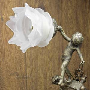 Lampe à suspension PUTTI Marron - Blanc - Verre - Métal - 58 x 62 x 58 cm