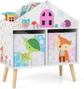 Kinderregal FB32395ITDE Weiß - Holzwerkstoff - 30 x 72 x 62 cm