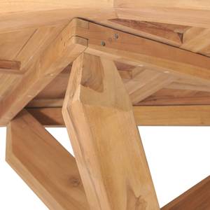 Table de jardin Marron - Bois massif - Bois/Imitation - 110 x 75 x 110 cm