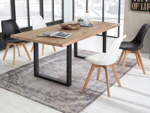 Esstisch 07107-28 Braun - Massivholz - Holzart/Dekor - 180 x 76 x 90 cm