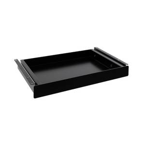 Büroschublade - Basic in schwarz Schwarz - Metall - 41 x 5 x 25 cm