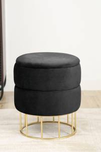 Pouf ELZA Schwarz