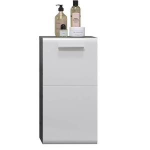 Armoire de toilette Riva B Blanc - En partie en bois massif - 35 x 68 x 33 cm