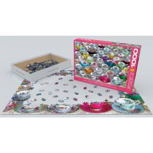 Puzzle Teetassen 1000 Teile Papier - 26 x 6 x 36 cm