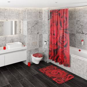WC-Sitz mit Absenkautomatik Rosen Rot - Holzwerkstoff - 38 x 6 x 47 cm