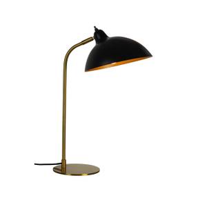 Lampe à poser Futura Noir - Doré - Métal - 37 x 55 x 37 cm