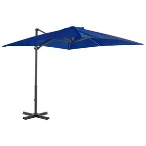 Parasol en porte-à-faux Bleu